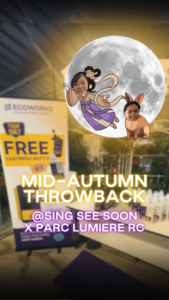 Celebrated Mid-Autumn Festival the green way at @singseesoon.lifestyle! ๐ฟ
We had a cosy evening with Parc Lumiere residents at Sing See Soon Experiential Garden Centre for fun sustainability games, green tips, and mooncake-filled conversations under the lantern lights. โจ
Thank you for inviting us to your celebration! ๐๐ฅฎ
#EcoworksSG #MidAutumnFestival #GoGreenSG #SustainableLiving #RefillNotLandfill"