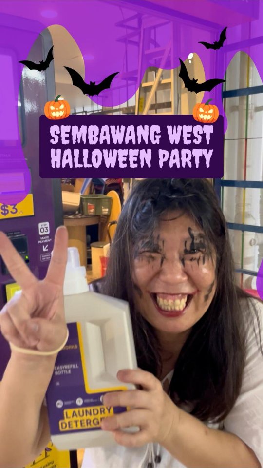BOO! 👻 We crept into the Sembawang West Halloween Party for a night of spooktacular fun!
From spooky games to green goodies, the only thing scarier than ghosts is waste without change ♻️
Special thanks to Sembawang Zone E RN and @semb.west.yn for having us! 🎃

@oursembawangwest
#Ecoworks #Sembawangwest #Halloween #Scary #Spooky #SpookyButSustainable #GoGreenSG"