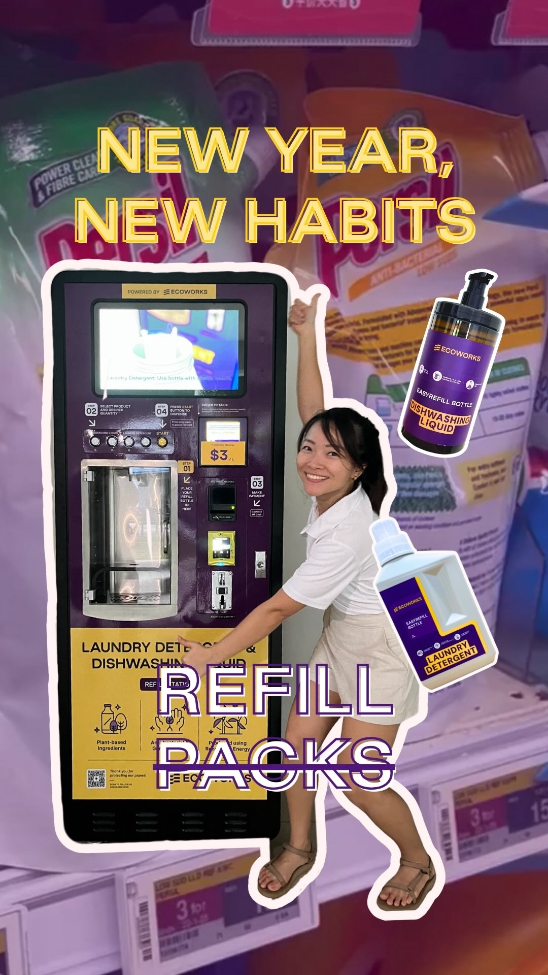 New year, New you, New habits...? 

Start your year right and choose to refill instead of getting another single-use refill pack! Are you ready for the new you? 😉

#happynewyear 
#newyearnewme
#newyearvibes
#newyear2026