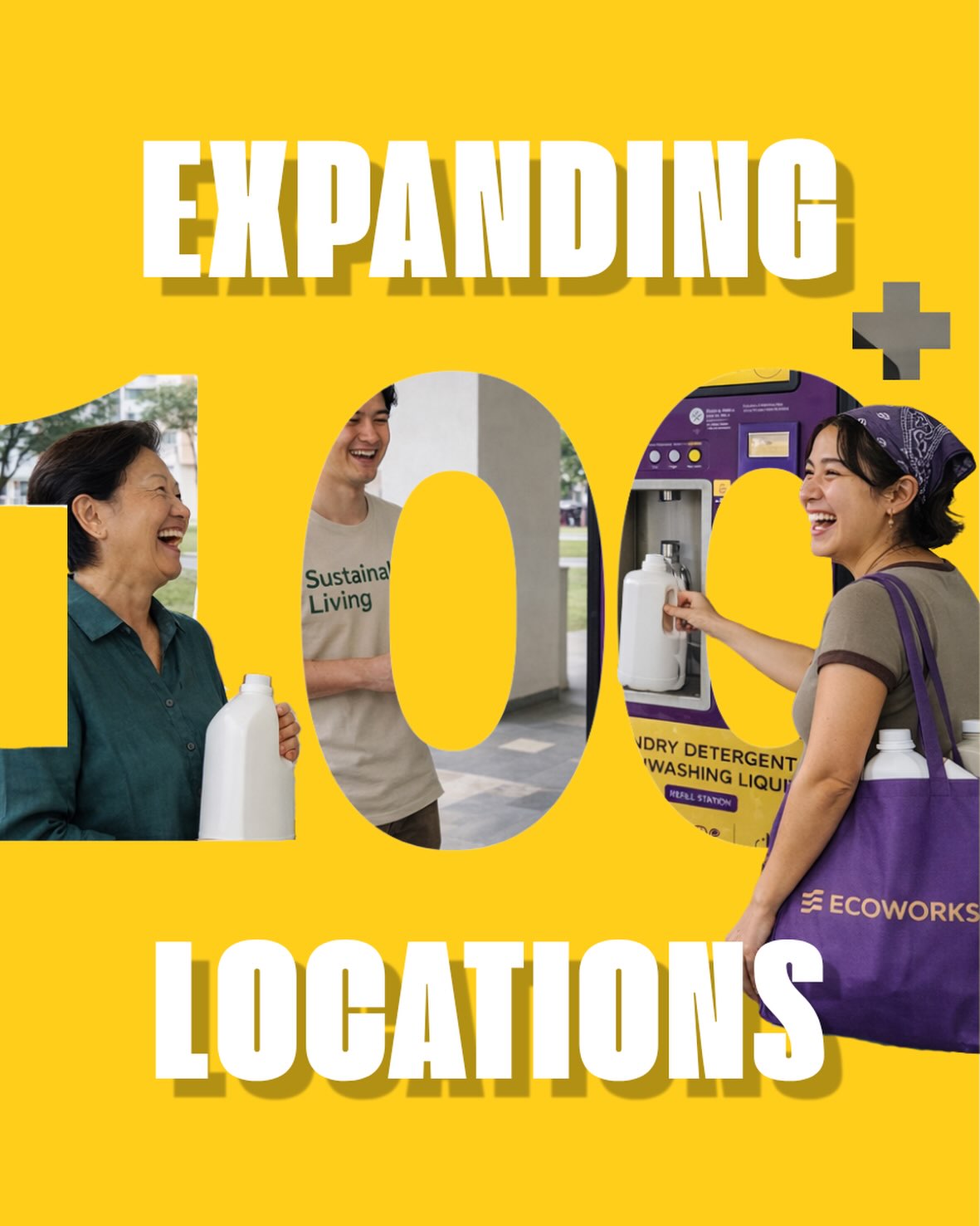 Yes, you saw it right, we’re EXPANDING! 🎉
Adding over 100 new locations in the next 12 months - leave a comment on where you would like to see our refill station. 🤩
And follow us to get updates on new locations!
#homecare #cleaningproducts #refillstation #reuse #refillreuseinfrastructure