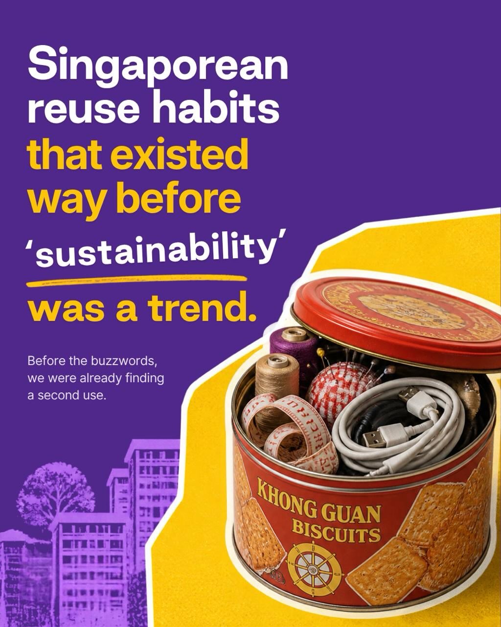 Most Singapore households have been reusing for decades.
From using the tingkat for takeaway to the biscuit jar holding sewing supplies. Keeping containers in circulation is second nature here.
This World Sustainability Day, add one more practical habit to the list: refilling your cleaning supplies.
Instead of buying a brand-new bottle of laundry or dishwashing liquid every single month, take your empty bottle down to an Ecoworks refill station.
Check Google Maps to see if there is an active station near your block, or drop us a message to request one in your neighbourhood 🌱
#worldsustainabilityday #reuse
